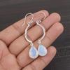 Milky Opal Handmade Latest Design Jewelry Earrings, 925 Solid Sterling Silver Gemstone Earrings, Gift For Mother