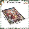 Santa Claus A5 Size Diamond Painting Notebook Set with 4Pcs Bookmark Gift