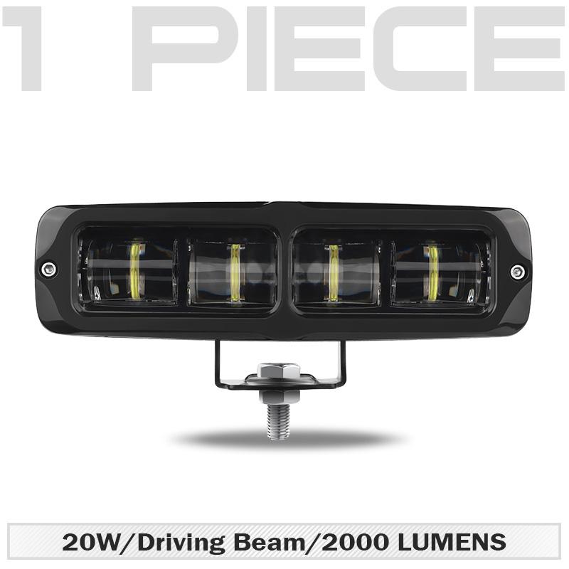 1/2 шт. Универсальный светодиодный прожектор для мотоцикла DC12-80V 6500K, белый свет, вспомогательная фара, рабочее освещение, противотуманные фары