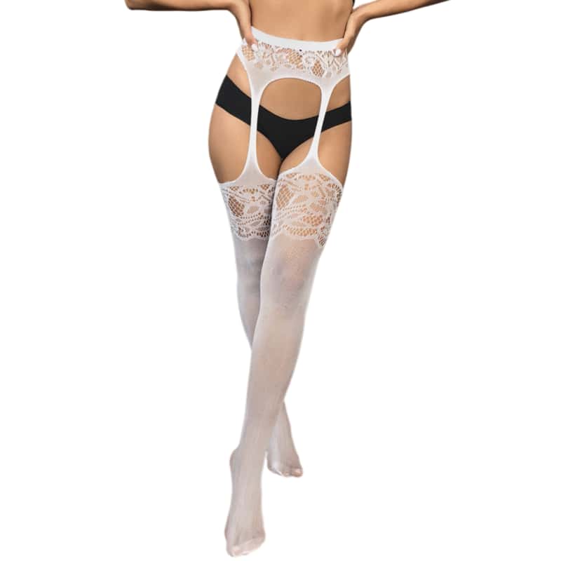 Сексуальные колготки большого размера с вырезами, сетчатые кружевные колготки-сетка для девушек-лолит, готические колготки с подвязками для полных женщин
