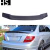 Mercedes-Benz C-Class W205 R Style Rear Spoiler & No-Drill Diffuser (Sedan)