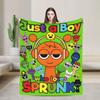 Игровые одеяла Sprunkis Флис Новинка Дышащие пледы для покрытия стула Дивана Всесезонные