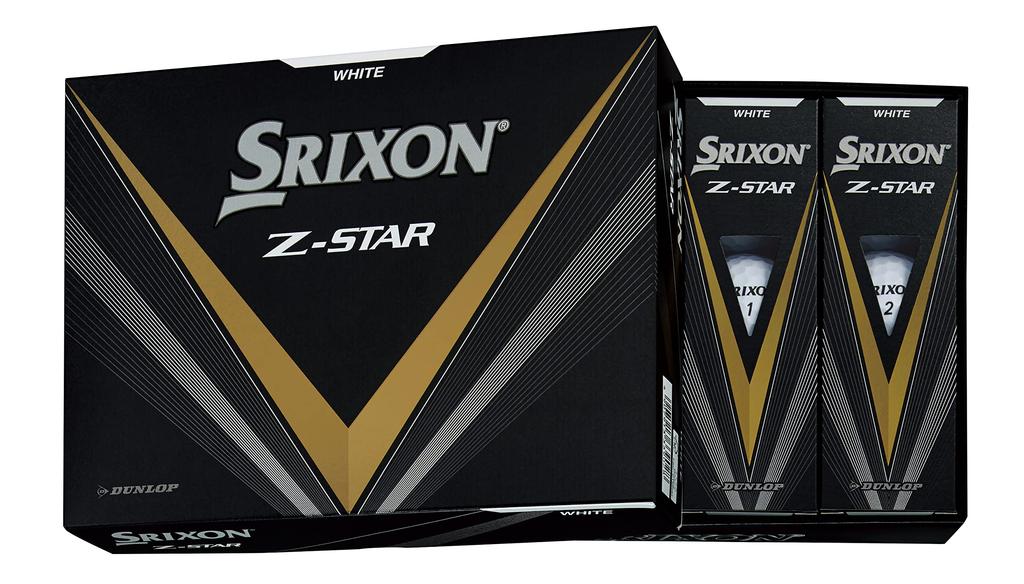 Dunlop Golf Balls SRIXON Z-STAR 2023 Model 1 Dozen (12 Pieces) White