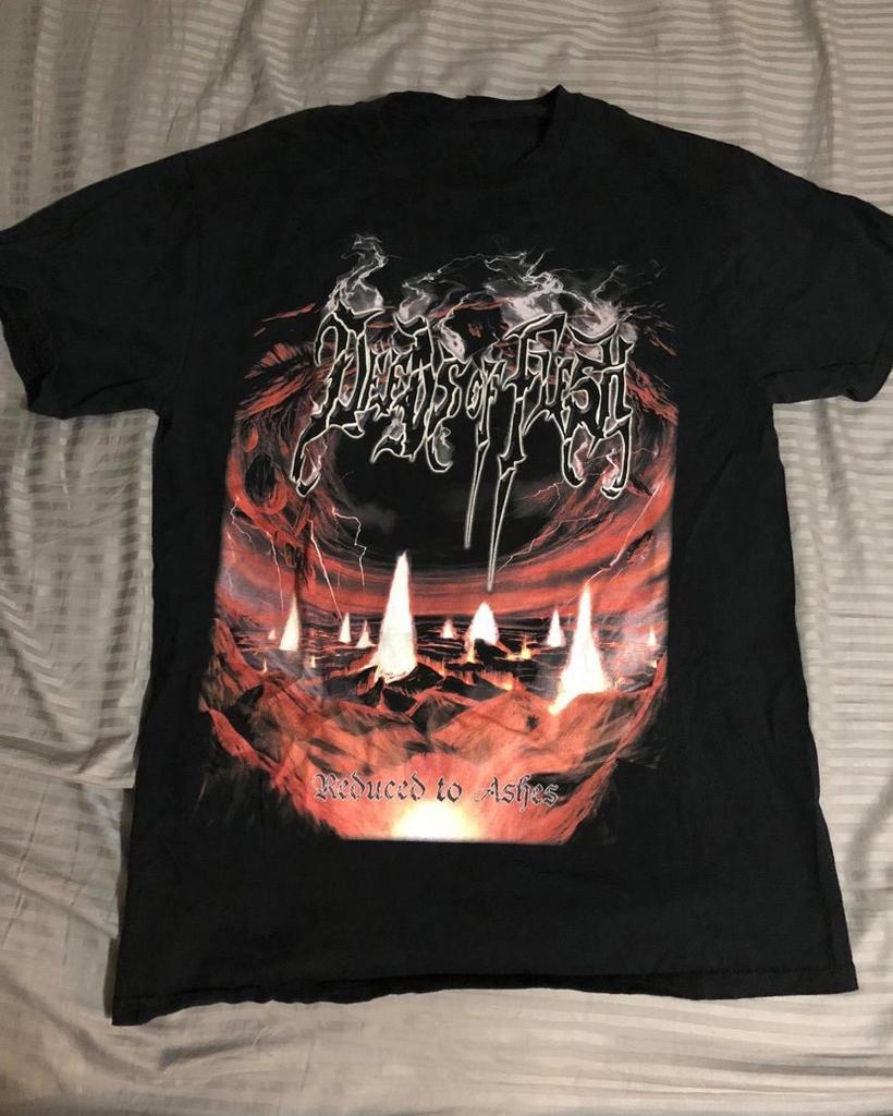 Deeds Of Flesh Reduced to Ashes Shirt Classic Black Unisex Size S-5XL 1V0813