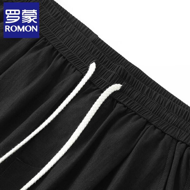 Romons Men's Ice Silk Quick-Dry Straight Casual Pants
