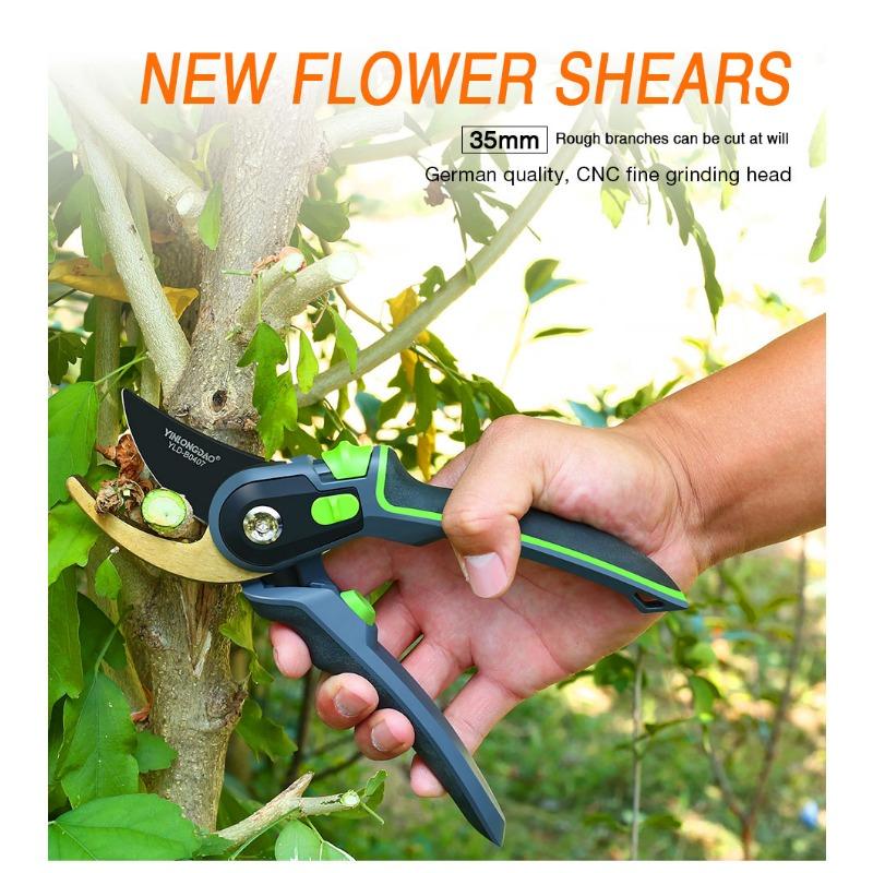 Садовые секаторы из нержавеющей стали Инструменты для обрезки Садовые инструменты Ножницы Резак Сбор фруктов Сорняки Домашние ветки в горшках Секатор