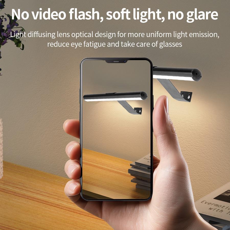 3600 мАч Лампа для подсветки картин Магнитный сенсорный ночник Портрет с пультом Диммирование 3 цветов Беспроводной настенный светильник для гостиной