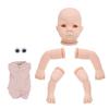 21-дюймовый комплект для куклы Reborn, неокрашенные большие глаза, детали для куклы-девочки, очаровательный подарок для ребенка
