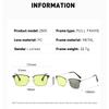 2025Night Vision Multifocal Photochromic Glasses Yellow Anti Blue Light Reading Glasses Business Dual-purpose Presbyopia Glasses