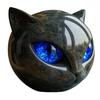 Halloween Black Cat Sculpture Resin Black Cat Statue Artwork Halloween Decor Elegant Home Decor Gifts for Cat Lovers Women Men