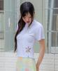 RuNaKi'Hu' Wxt101 Muguke Punching Check Applique T-Shirt (White)