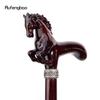 Коричневая лошадь деревянная модная трость декоративная косплей трость Хэллоуин деревянная булава костыль жезл 96 см