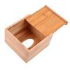 Wooden Tissue Box Home Tissue Storage Container Napkin Paper Holder Case for Office Hotel Decor
