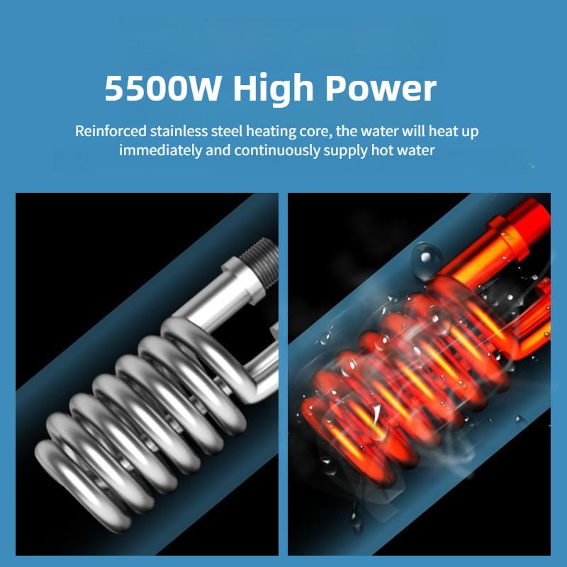 Мини Водонагреватель кухонный с переменной частотой и постоянной температурой, бытовой мгновенный электрический водонагреватель
