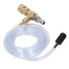 Downstream Injector Chemical Injector Brass Stainless Adjustable Downstream Injector with 9.8ft Tube for Pressure Washer 5000PSI