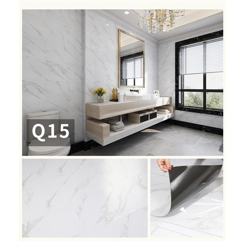 10/20 шт. 3D ПВХ 60*30 см имитация мрамора самоклеящиеся наклейки на стену водонепроницаемые наклейки для ванной комнаты и кухни домашний декор