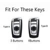 Чехол для дистанционного ключа автомобиля из АБС-пластика из углеродного волокна для BMW F10 F20 F30 1 3 5 7 серии X1 X3 X5 X6 F15 F16 F34 F07 F18 протектор