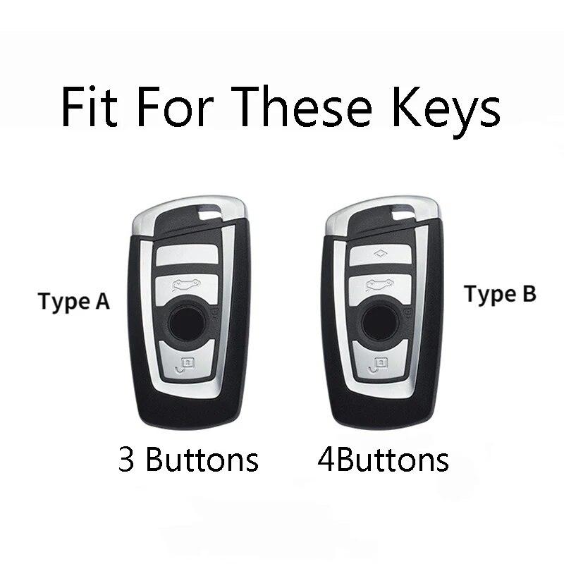 Чехол для дистанционного ключа автомобиля из АБС-пластика из углеродного волокна для BMW F10 F20 F30 1 3 5 7 серии X1 X3 X5 X6 F15 F16 F34 F07 F18 протектор
