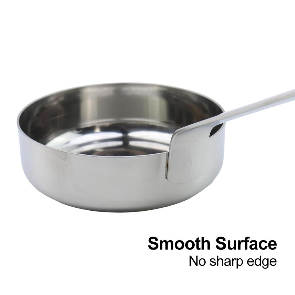 Onilini Stainless Steel Pizza Sauce Spoon with One-piece Long Handle Measuring Soup Spoon Kitchen Cooking Tableware4