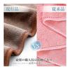 Bath towel, large size, fluffy, soft, antibacterial and deodorizing [SANRUIHE 140X70cm, 4 large sheets, gray] Nanofiber, fast water absorption, quick