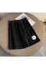 Women's Fashion Big Size Shorts & Bermudas Plus Size Special Design Tiny Daisy Printed 100% Cotton Sports Bermuda Shorts