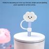 1Pcs Straw Tips Cover Straw Covers Cap For Reusable Straws Cloud Shape Straw Protector