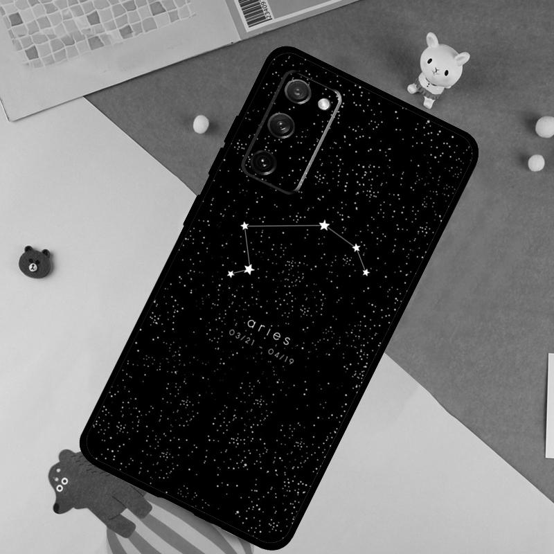 Чехол-созвездие Зодиака для Samsung Galaxy S23 S22 Ultra S21 S20 FE S8 S9 S10 Note 10 Plus Note 20 Ultra