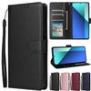 Wallet Card Slot Stand Magnetic Flip Leather Case For Xiaomi Redmi Note 12S 12 Pro 11 11S 10S 9 8 Pro 7 12C 10C Poco X5 Pro M5s