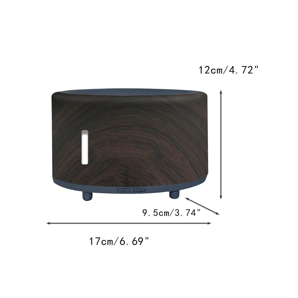 Essential Oil Diffuser 200ml with Measuring Cup Cool Mist Humidifier Colorful Lights for SPA Living Room Fireplace Hotel Bedroom