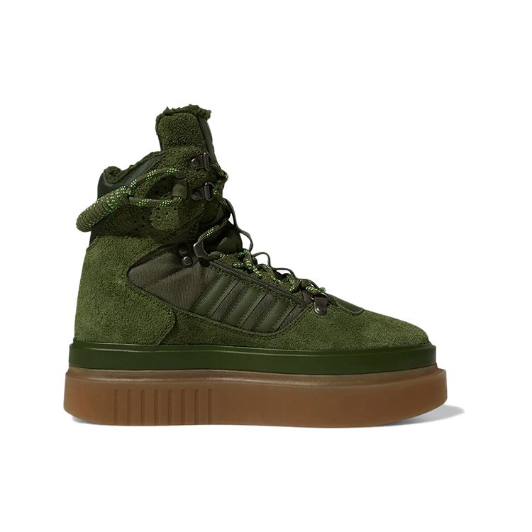 Ivy Park x adidas Super Sleek Boot Halls Of Ivy Женские кроссовки Зеленый Дикая сосна Фокус-олива GZ4454