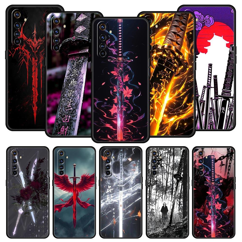 The Sword Creative Pattern Case For Realme C67 C63 C55 C53 C35 C25 C21 GT 2 3 5 6 10 11 12 13 Pro Plus 5G Soft TPU Phone Cover