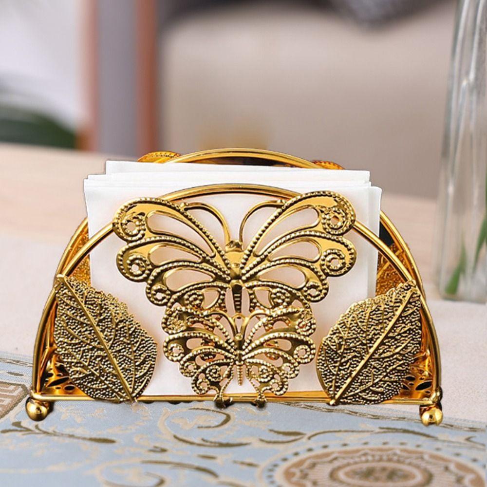 Stylish Vertical Napkin Dispenser Decorative Paper Towel Container Tissue Storage Rack  Bedroom