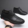 Autumn Winter New Designer Leather Shoes for Men Casual Brushed Warm Loafers Shoes Men Fashion Male Shoe