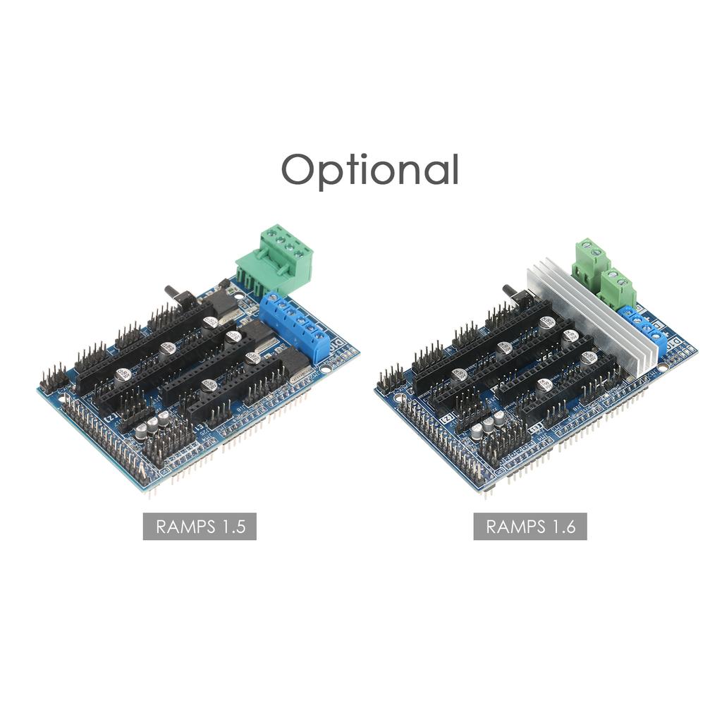 Основание платы управления Ramps 1.6 на 4-слойной плате панели управления Ramps 1.5 с расширением радиатора