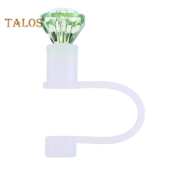 Силиконовые колпачки для соломинок, герметичные, многоразовые, экологически чистые, пыленепроницаемые, для стаканов объемом 30/40 унций, аксессуары, искусственные алмазные заглушки для стаканов