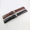 Серия COUTURIER 23 мм T035617A T035439A Серебряная пряжка-бабочка + натуральная кожа с изогнутым концом ремешок для часов браслет для T035