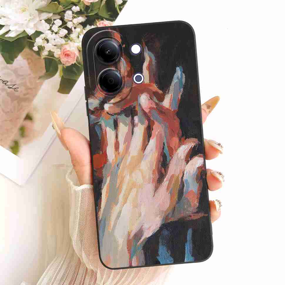 Для vivo Y05 4G 6.74" Чехол Силиконовая Задняя Крышка Ударопрочный Для Vivo Y11D VIVO Y05 4G Популярные Расписные Бабочки Чехлы для Телефона