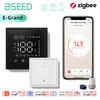 Bseed Zigbee Термостат Водяной Электрический Теплый Пол Отопление Газовый Котел Температура Удаленный Контроллер с Google Alexa Серия E