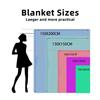 Vintage Bohemian Throw Flannel printed blanket suitable for all seasons suitable for living room office sofa and travel