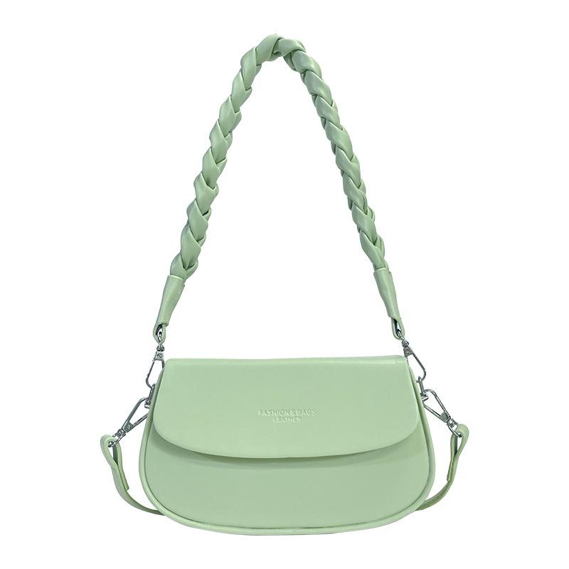 IELGY Женская седельная сумка, простая, модная и модная квадратная сумка на одно плечо в иностранном стиле с диагональным пролетом.