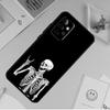 Rock and Roll Skull Case For Samsung Galaxy A54 A34 A14 A13 A33 A53 A12 A32 A52 A71 A51 A15 A25 A35 A55 Cover