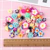 100pcs/bag Hot Sale Lovely Polymer Clay Flower Craft Phone case Jewelry Making Diy Accessories