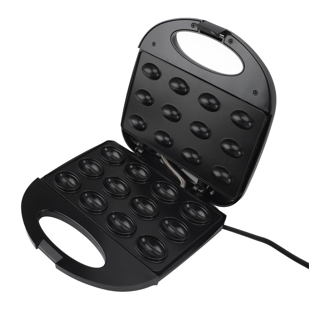 Электрическая вафельница для орехового печенья с двумя нагревательными элементами и антипригарным покрытием