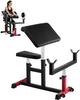 VEVOR Preacher Curl Bench, Strength Training Biceps Machine, Max load 440 LBS Home Gym Equipment, Seated Arm Isolated Barbell Dumbbell Bicep Station