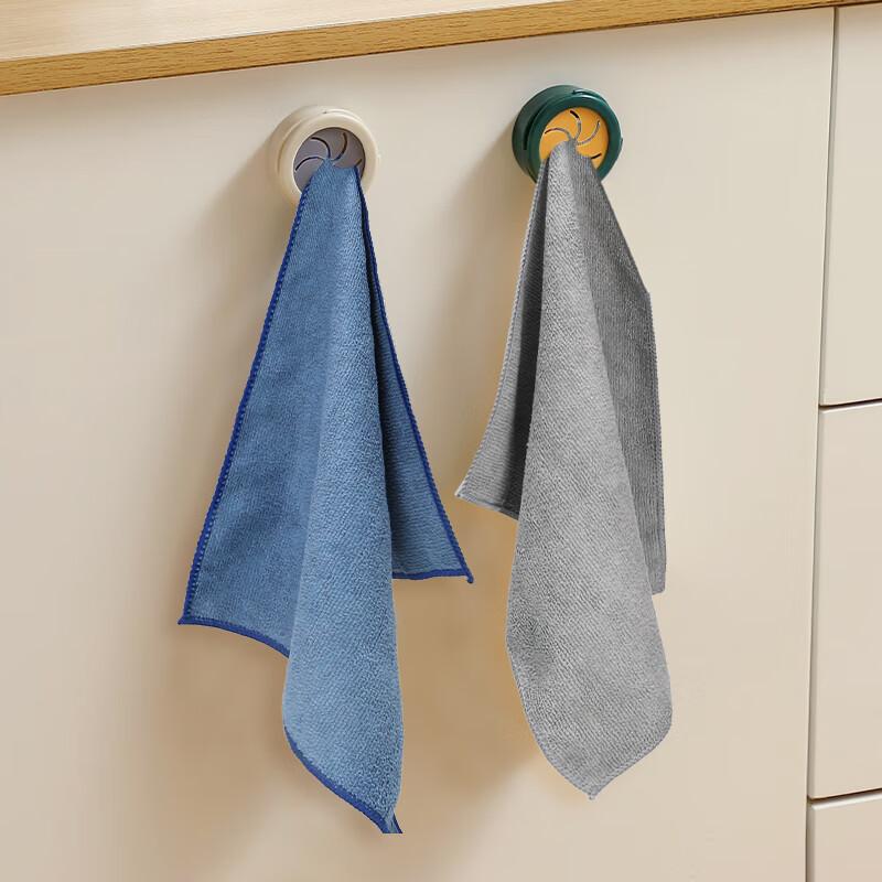 Yessel Ultra-Fine Microfiber Cleaning Cloths, 25*25cm, 10 Pieces, Kitchen Housekeeping Cleaning, Absorbent, No Shedding, for Wiping Tables