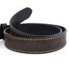 Retro Western Cowboy Men's PU Leather Belt Luxury Design Trendy Brand Ox Head Waistband Jeans Pants Belt