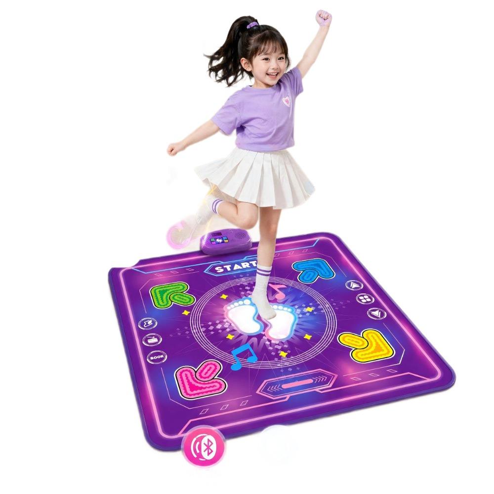 Double Players Mode Dancing Blanket 9 Levels Light Up Jump Mat Electronic Dance Mat Kids Toy