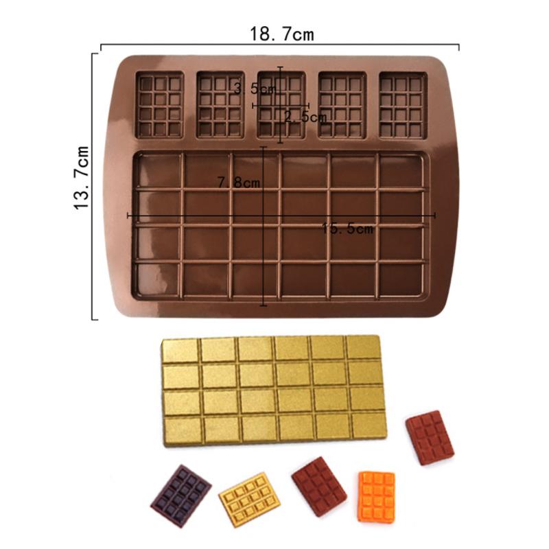 Силиконовая форма для шоколадных батончиков Разъемные формы для вафельных батончиков Формы для домашних протеиновых и энергетических батончиков Формы для выпечки Формы для расплавления воска