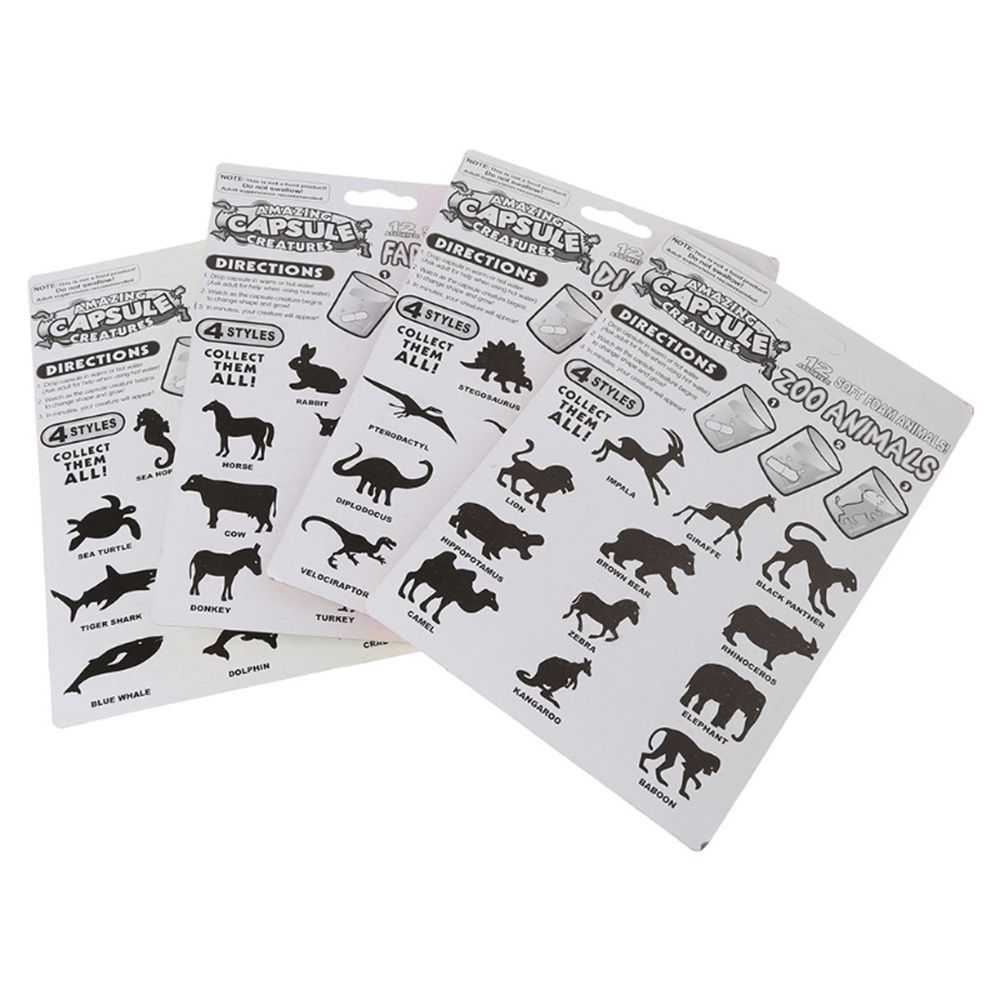 Bath Toy Cartoon Magic Toys Expansion Capsule Dinosaur Toys Magic Grow Capsule Growing In Water