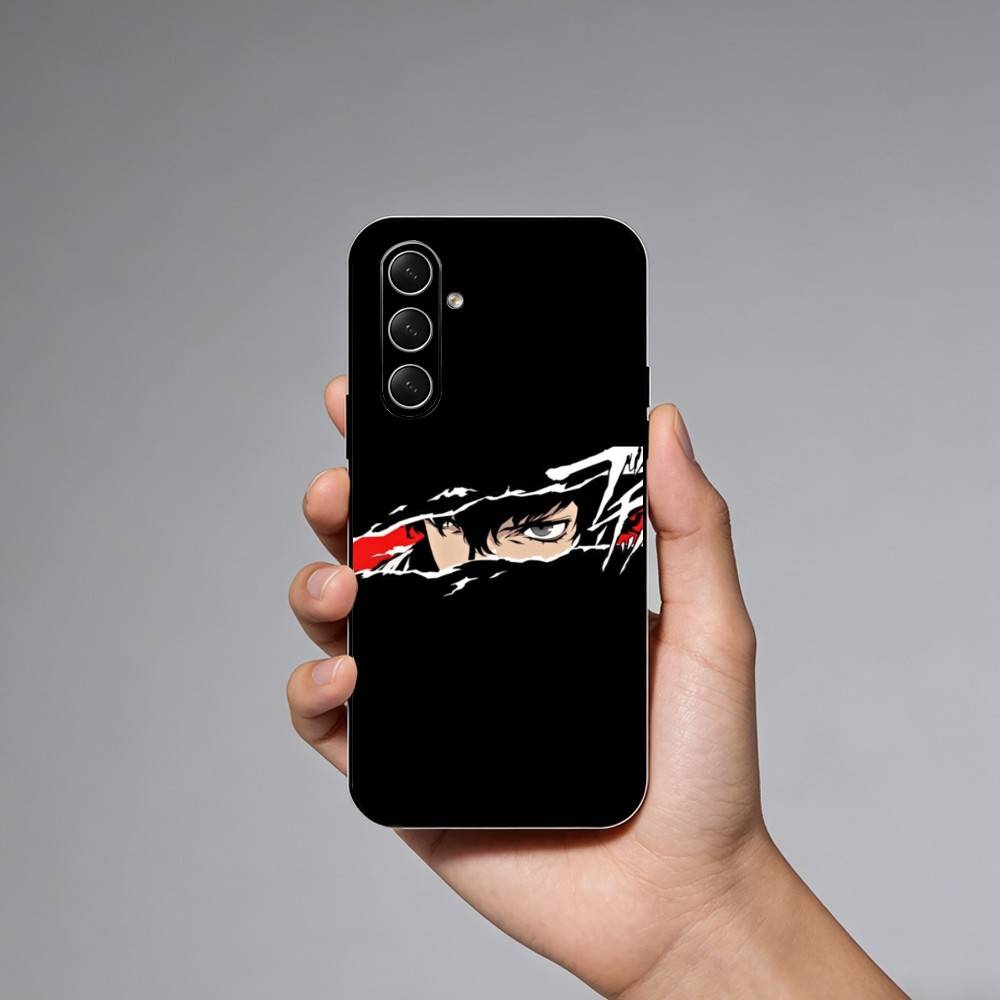 Модный Чехол для Телефона P-Persona 5 Для Samsung Galaxy A73,A72,A71,A70,A52,A51 Других Мягкий Черный Чехол